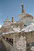 Ladakh - chrtens at Lamayuru gompa 